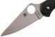 Ніж Spyderco Delica 4 Flat Ground Black C11FPBK 871186 фото 8