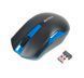 Мышь A4Tech G3-200 N USB V-Track, беспроводная, 1000dpi, черная+ голубой G3-200N (Black+Blue) 0202864 фото 1