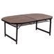 Стіл Bo-Camp Woodbine Oval 150x80 cm Black/Wood look (1404230) DAS301532 фото 8