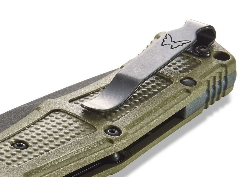 Нож Benchmade Claymore Auto Olive Полусеррейтор 9070SBK-1 4008424 фото