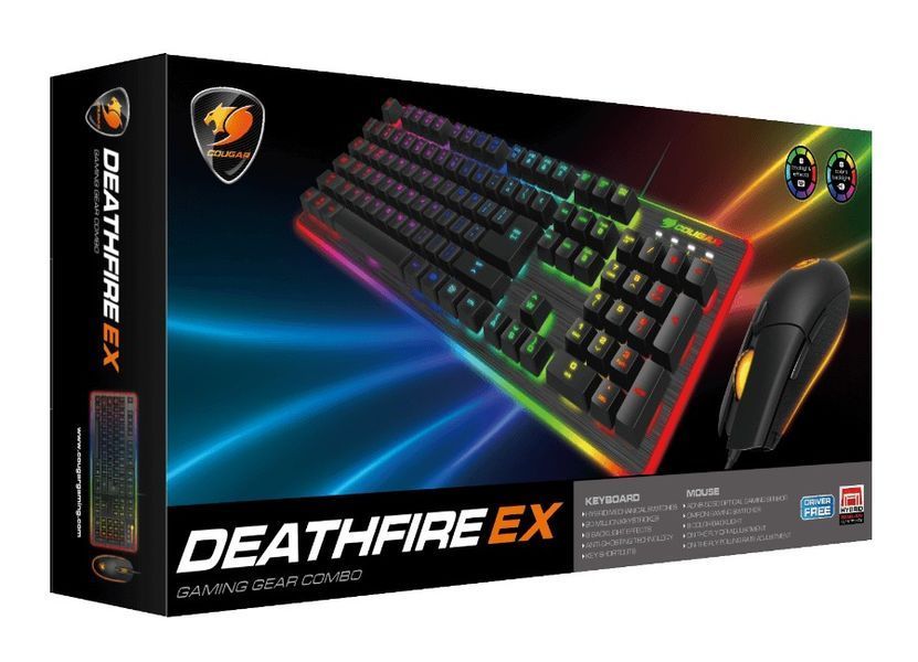 Комплект Cougar Deathfire EX, с подсветкой, USB Deathfire EX 0201076 фото