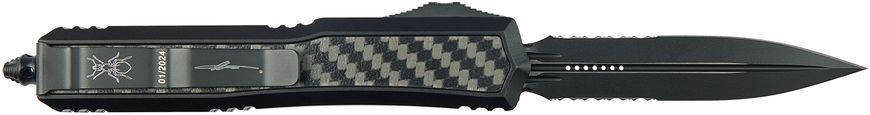 Нож Microtech Makora Double Edge Black Blade Signature Series 206-2TCFIS 14090552 фото