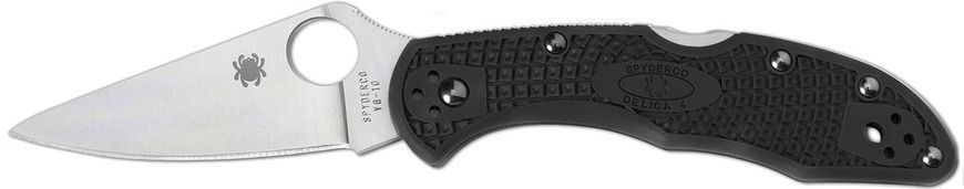 Ніж Spyderco Delica 4 Flat Ground Black C11FPBK 871186 фото