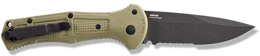Нож Benchmade Claymore Auto Olive Полусеррейтор 9070SBK-1 4008424 фото
