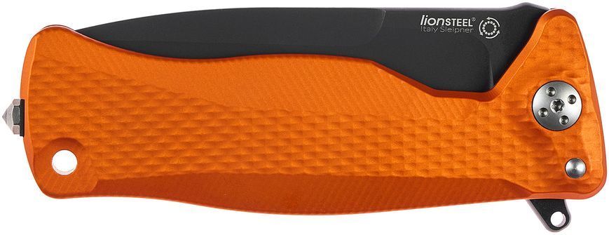 Ніж Lionsteel SR11 Aluminum Black Blade Orange SR11A OB 392104 фото