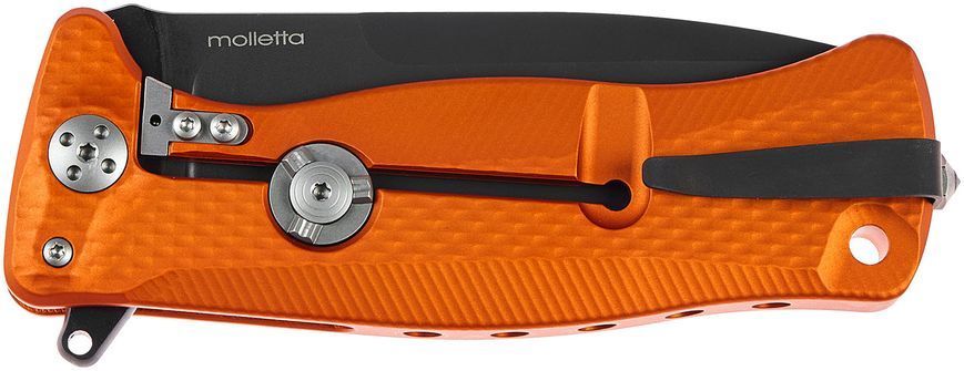 Ніж Lionsteel SR11 Aluminum Black Blade Orange SR11A OB 392104 фото