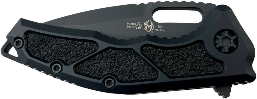Нож Heretic Medusa Tanto DLC MagnaCut Aluminium Black H009-4A-T 9880013 фото