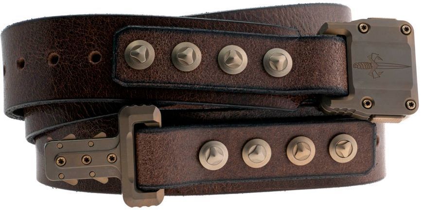 Ремінь Microtech Custom Apis Buffalo Leather Brown 700-APISDDB-MCK 14090634 фото