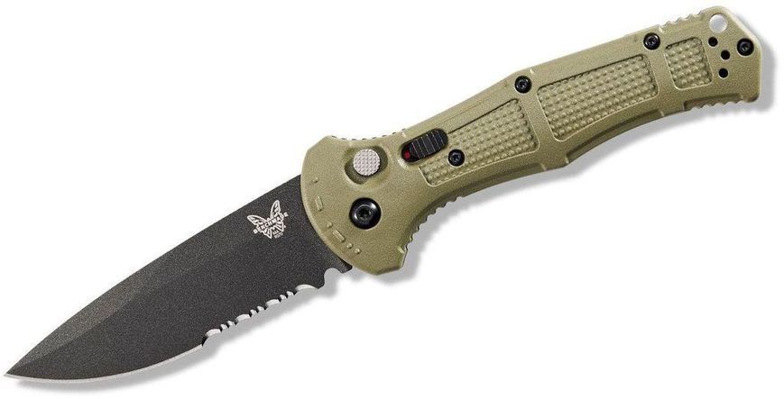 Нож Benchmade Claymore Auto Olive Полусеррейтор 9070SBK-1 4008424 фото