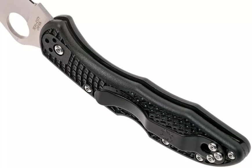 Ніж Spyderco Delica 4 Flat Ground Black C11FPBK 871186 фото