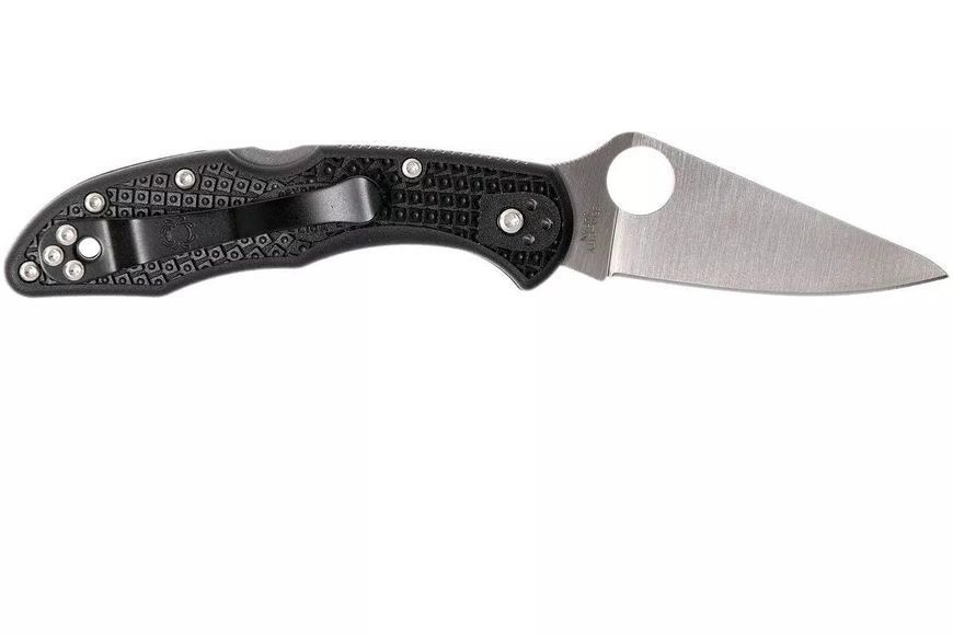 Ніж Spyderco Delica 4 Flat Ground Black C11FPBK 871186 фото
