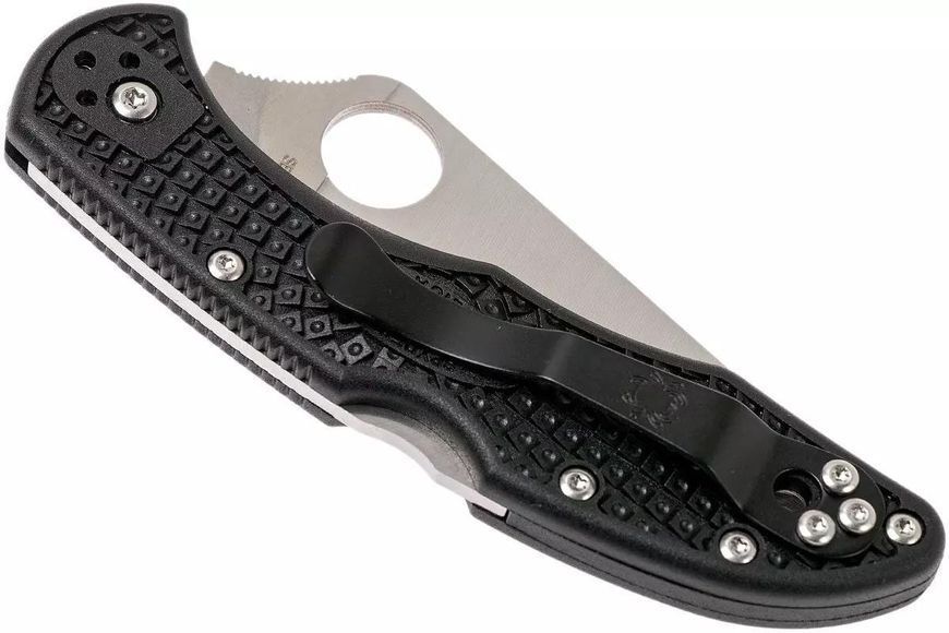 Ніж Spyderco Delica 4 Flat Ground Black C11FPBK 871186 фото