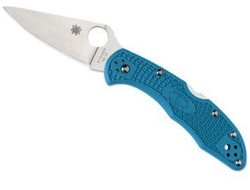 Ніж Spyderco Delica 4 Flat Ground Blue VG-10 FRN C11FPBL 871572 фото