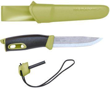 Ніж Morakniv Companion Spark Зелений + Крисало 13570 23050205 фото