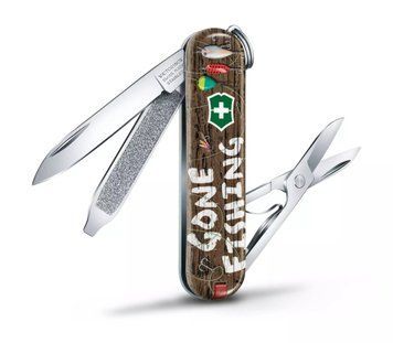 Швейцарський ніж Victorinox Classic Limited Edition Gone Fishing 58 мм 7 функцій (0.6223.L2005) V77552725 фото