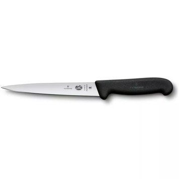 Кухонный нож Victorinox Fibrox Filleting Flex для филе 18 см Черный (5.3703.18) V77551433 фото