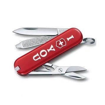 Швейцарський ніж Victorinox Classic Tte Gift 58 мм Червоний (0.6223.851) V77553589 фото