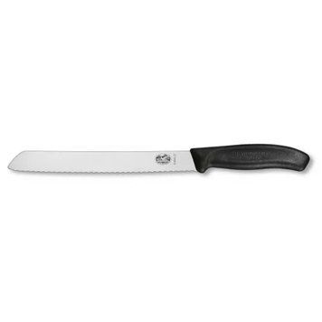 Кухонный нож Victorinox SwissClassic для хлеба 210 мм Черный (6.8633.21) V77551542 фото