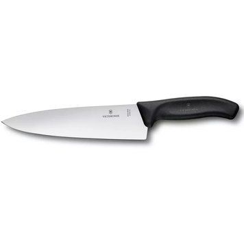 Кухонный шеф-нож Victorinox Swiss Classic Carving 20 см Черный (6.8063.20G) V77551673 фото