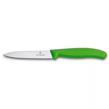 Кухонный нож Victorinox SwissClassic для нарезки 100 мм Зеленый (6.7706.L114) V77551508 фото