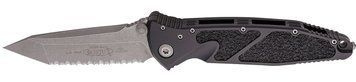 Ніж Microtech Socom Elite Tanto Apocalyptic Serrated Black 161-12AP 14090783 фото