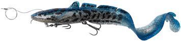 Силікон Savage Gear 3D Line Thru Burbot FS 360mm 216.0g Blue Silver UV (поштучно) 18541660 фото