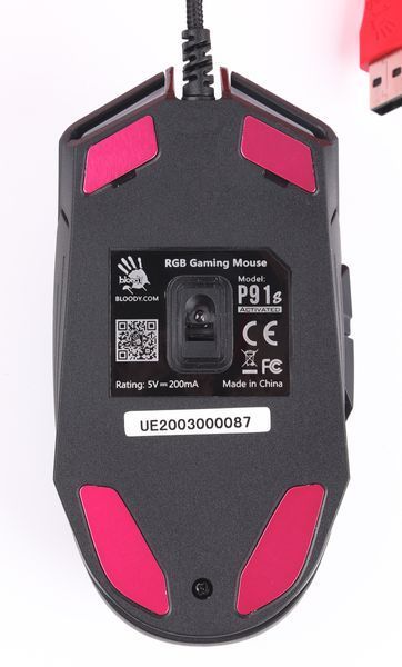 Мышь игровая A4Tech P91s Bloody, черная, RGB подсветка P91s Bloody (Black) 1604553 фото