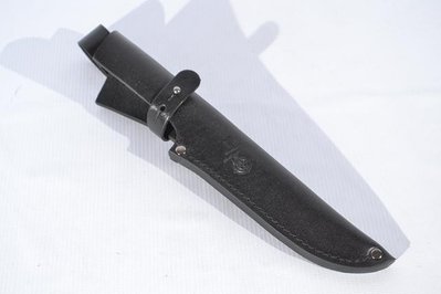 Кожаные ножны для ножа Большие L с застежкой черные 11101055 фото