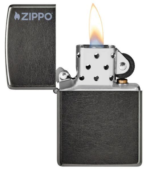 Запальничка Zippo 28378 ZL Classic Grey Zippo Logo V77553849 фото