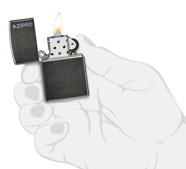 Запальничка Zippo 28378 ZL Classic Grey Zippo Logo V77553849 фото