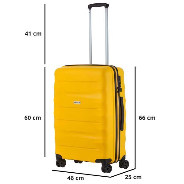 Валіза CarryOn Porter (M) Yellow (502457) 930035 фото