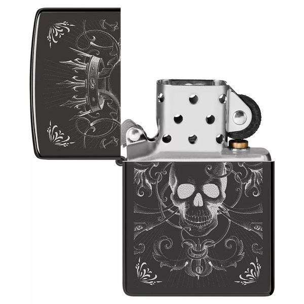 Запальничка Zippo Royal Skull King Design 46699 V77553999 фото