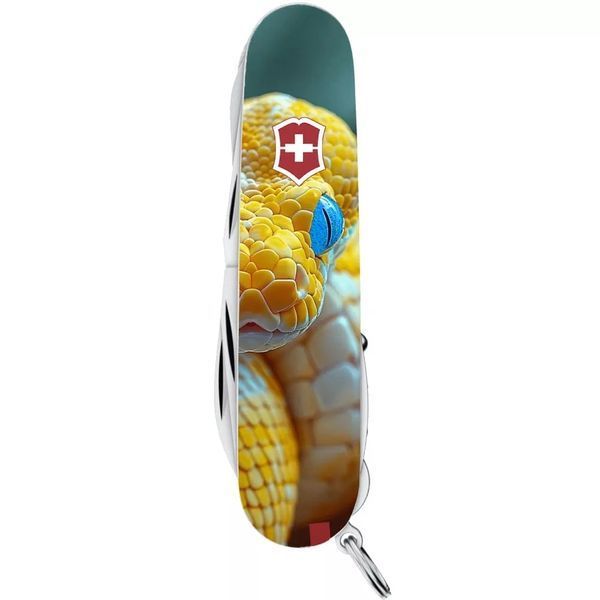 Швейцарский нож Victorinox Mountaineer Animal 91 мм 19 функций Змей (1.3743.7_F1050pw) V77552800 фото