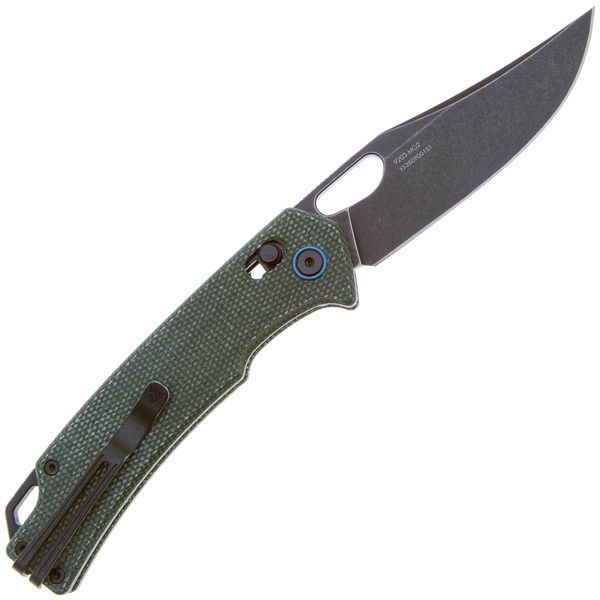 Нож SRM Retreiver 9203-MG2 10Cr15CoMoV зеленая микарта Черный 9203-MG2 4009309 фото