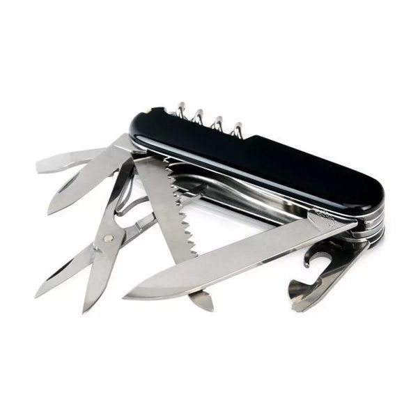 Швейцарский нож Victorinox Huntsman 91 мм 15 функций Черный в блистере (1.3713.3B1) V77553482 фото