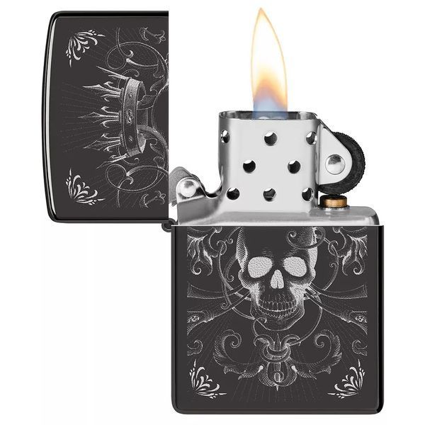Запальничка Zippo Royal Skull King Design 46699 V77553999 фото