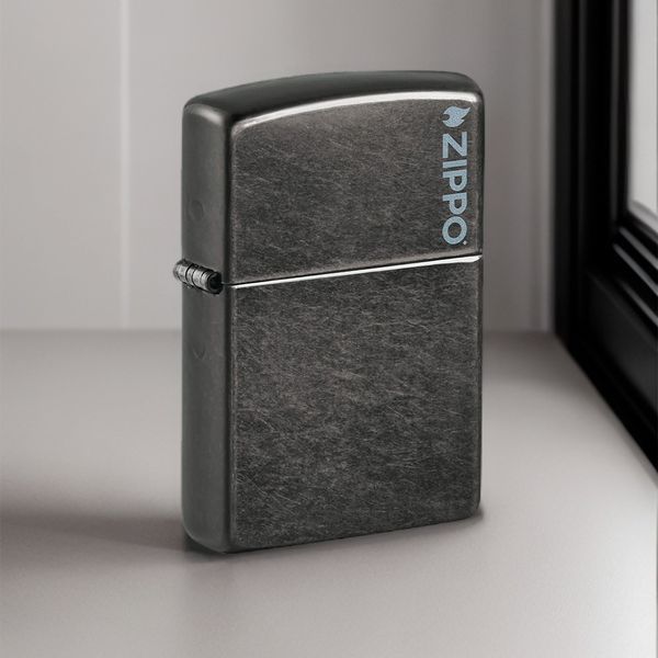 Запальничка Zippo 28378 ZL Classic Grey Zippo Logo V77553849 фото