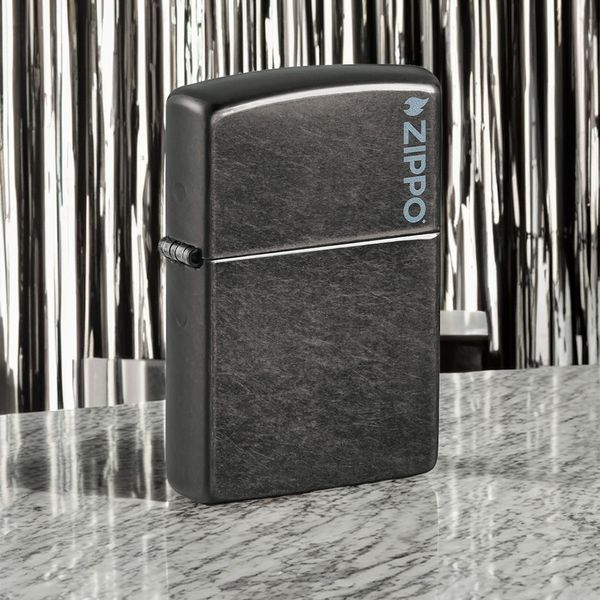 Запальничка Zippo 28378 ZL Classic Grey Zippo Logo V77553849 фото