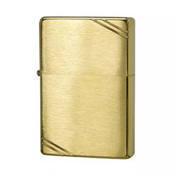 Запальничка ZIPPO Vintage Brushed Brass Gold (240) V77550803 фото