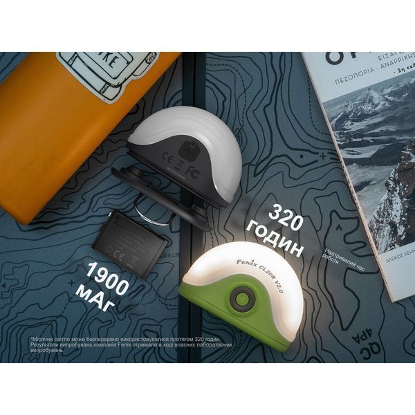 Фонарь кемпинговый Fenix ​​CL20R V.2.0, Зеленый CL20RV20GRN 100005464 фото