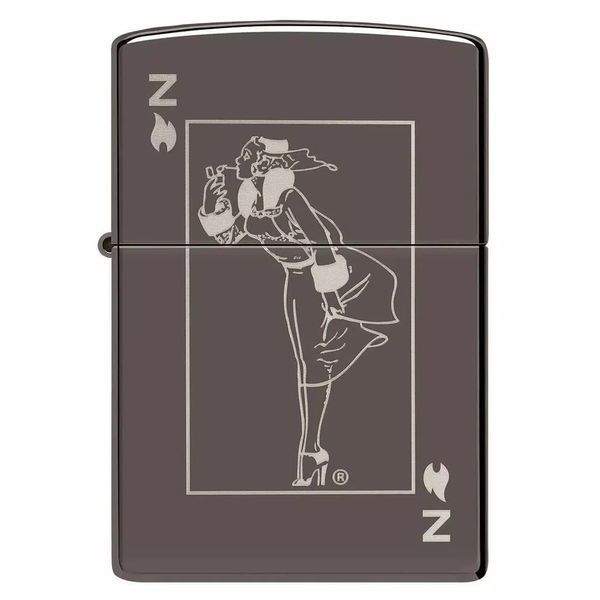 Запальничка Zippo 150 Windy Design Чорна 49797 V77550467 фото