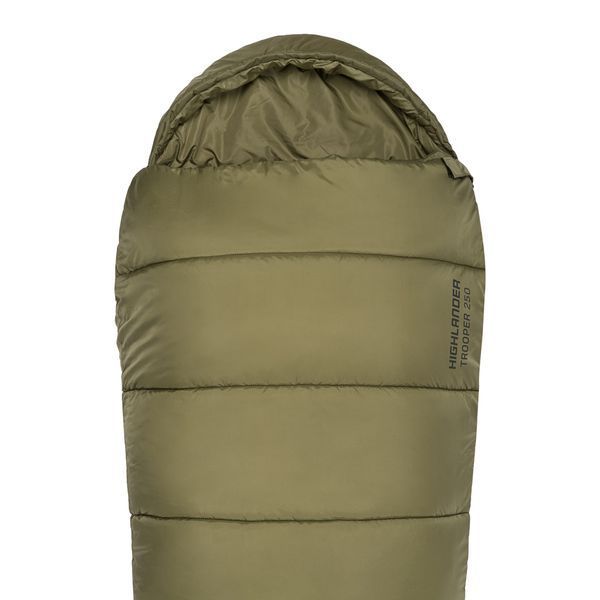 Спальний мішок Highlander Trooper 250/+5&deg;C Ranger Green Left (SB252-RG) 929793 фото