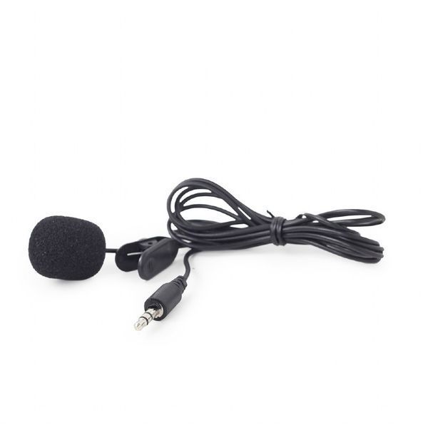 Микрофон с клипсой Gembird MIC-C-01, черного цвета MIC-C-01 1603585 фото