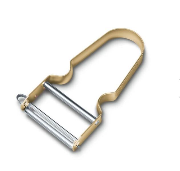 Овочечистка Victorinox REX Cashew блідо-жовта одностороння гладка РК 6.0900.81 4008638 фото