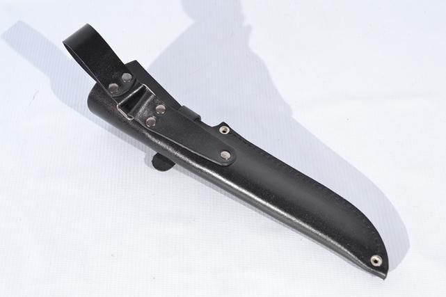 Шкіряні піхви для ножа Великі L з застібкою чорні 11101055 фото