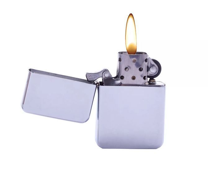 Запальничка бензинова Champ Chrome WP Flint Lighter Сріблястий (40400343) V77550821 фото