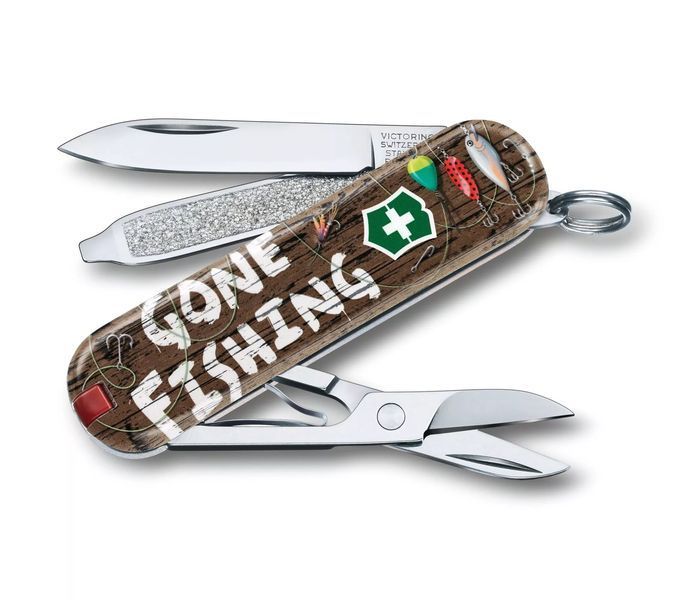 Швейцарский нож Victorinox Classic Limited Edition Gone Fishing 58 мм 7 функций (0.6223.L2005) V77552725 фото