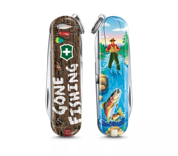 Швейцарский нож Victorinox Classic Limited Edition Gone Fishing 58 мм 7 функций (0.6223.L2005) V77552725 фото
