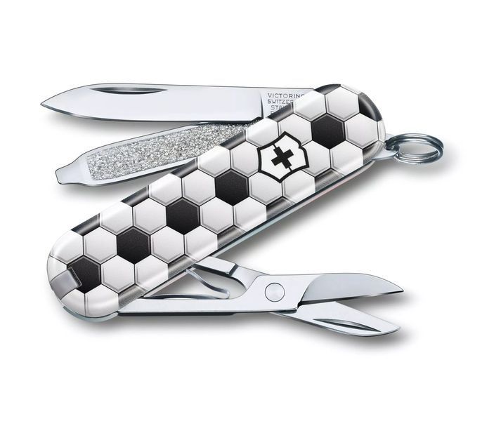 Швейцарський ніж Victorinox Classic Limited Edition World Of Soccer 58 мм 7 функцій (0.6223.L2007) V77552732 фото