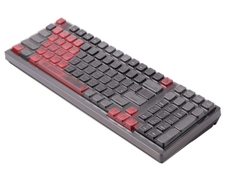 Механическая клавиатура A4Tech Bloody S98, красные светящиеся, RGB подсветка клавиш, USB, черно-красный S98 Bloody (Sports Red) 1605969 фото